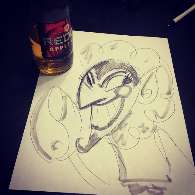 jokersquid:  Drunk drawing request for @rachelrhymeswithnothing Him from the powerpuff