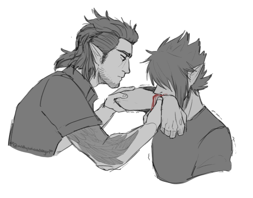 mildlycuriousdragon:A uhhhh continuation of that Vamp!Noct AU my gf made! Part 1 &amp; Part 2!i 