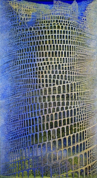 babelziggurat: Andrey Zakirzyanov. The Tower ~ 2012  Bibliothèque Infernale on FB