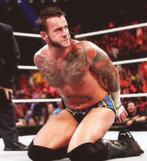 perversionsofjustice:  mekletzinasanas:  perversionsofjustice:  Somebody still needs a birthday spanking  …why is Punk in handcuffs in the last one? o.o  Oh that’s just foreplay with him, Axel and Heyman 