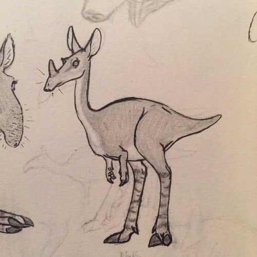 Here's Another Creature Of Mine, The PinPin. The PinPin Is A Timid Animal Living In Herds That Brows