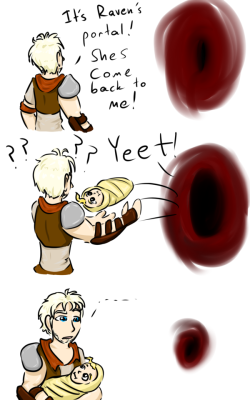 thewretchedonescomic:my first thoughts when Yang said that Raven has a portal to Taiyang Y E E T I’m dying