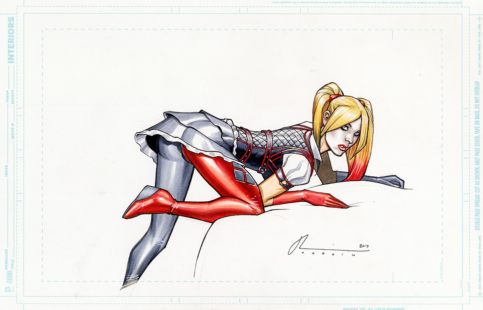 hello-superfuncollector:  Harley Queen by Chad Hardin 