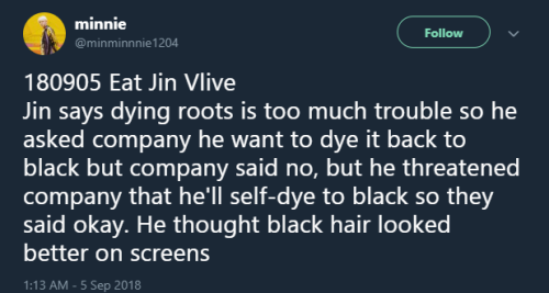 mellonjin:he does what he wants