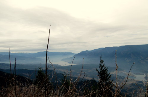 Hamilton Mountain viewpoint, Washington November 2013 