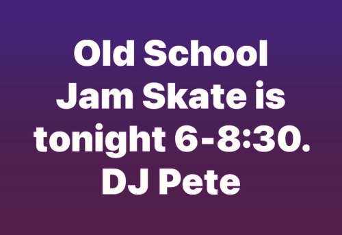 It&rsquo;s going down at Skate Express tonight for Old School Jam Night with @djpetemarquez! Joi