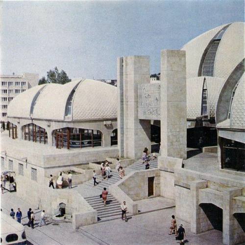 old-azerbaijan: Baku, the eastern bazaar. 1983