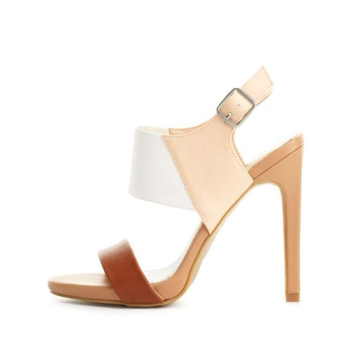 High Heels Blog colorblock-style: Color Block High Heel Sandals via Tumblr