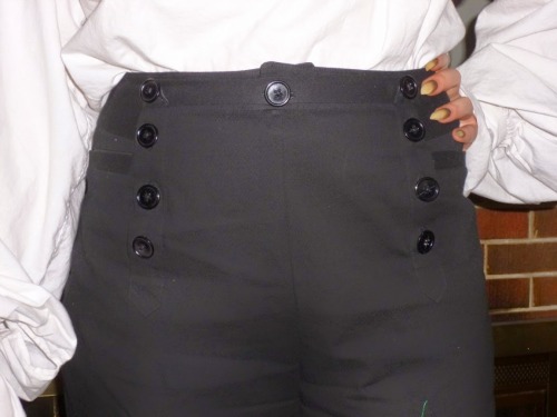 New post on the sewing blog: Pants With Buttons.