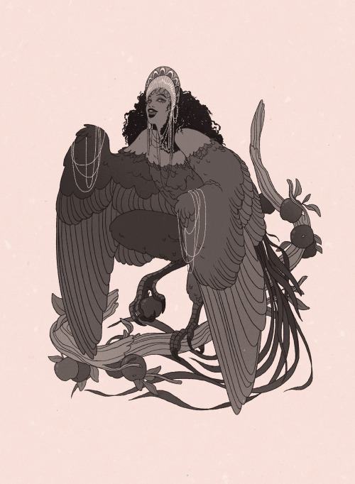 You all know how much I love harpies, next to sphinxes they are my favorite mythical human-ish monst