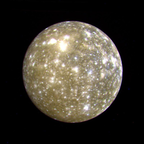 Callisto False Colortaken by Voyager 2 on July 7, 1979.Image Credit: NASA/JPL