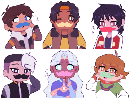 moriomii:”I mouSTACHE you a question…But I’m SHAVING it for later~”they look like the type of group 