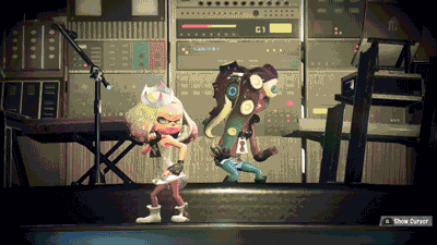 tkscz:Two more splatoon 2 gifs from last night. @slbtumblng Look at these two cute dorks <3