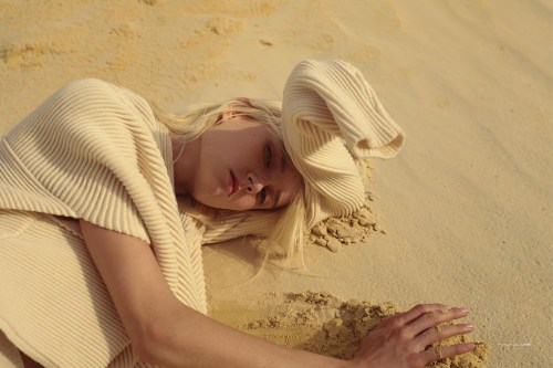 prayforprada:Molly Bair And Harleth Kuusik By Sean And Seng For Exhibition Spring / Summer 2015