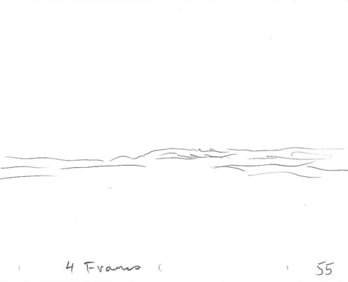 Great wave animation by Corny Cole (1930-2011). This was probably done as a demonstration for his st