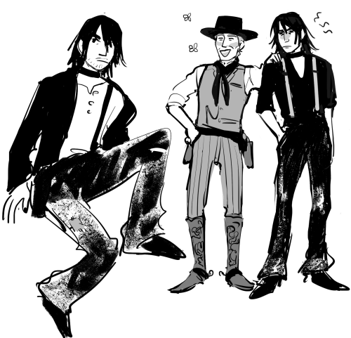 little john marston and his dads :| 