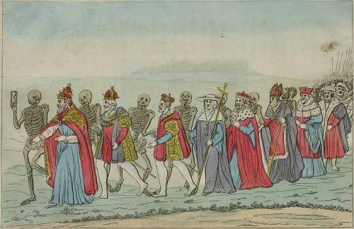 deathandmysticism:After Wenceslaus Hollar, The Dance of Death, 1790 (first picture) &amp; 1816 (