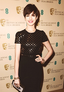 Anne Hathaway at the British Academy Film Awards (2013)