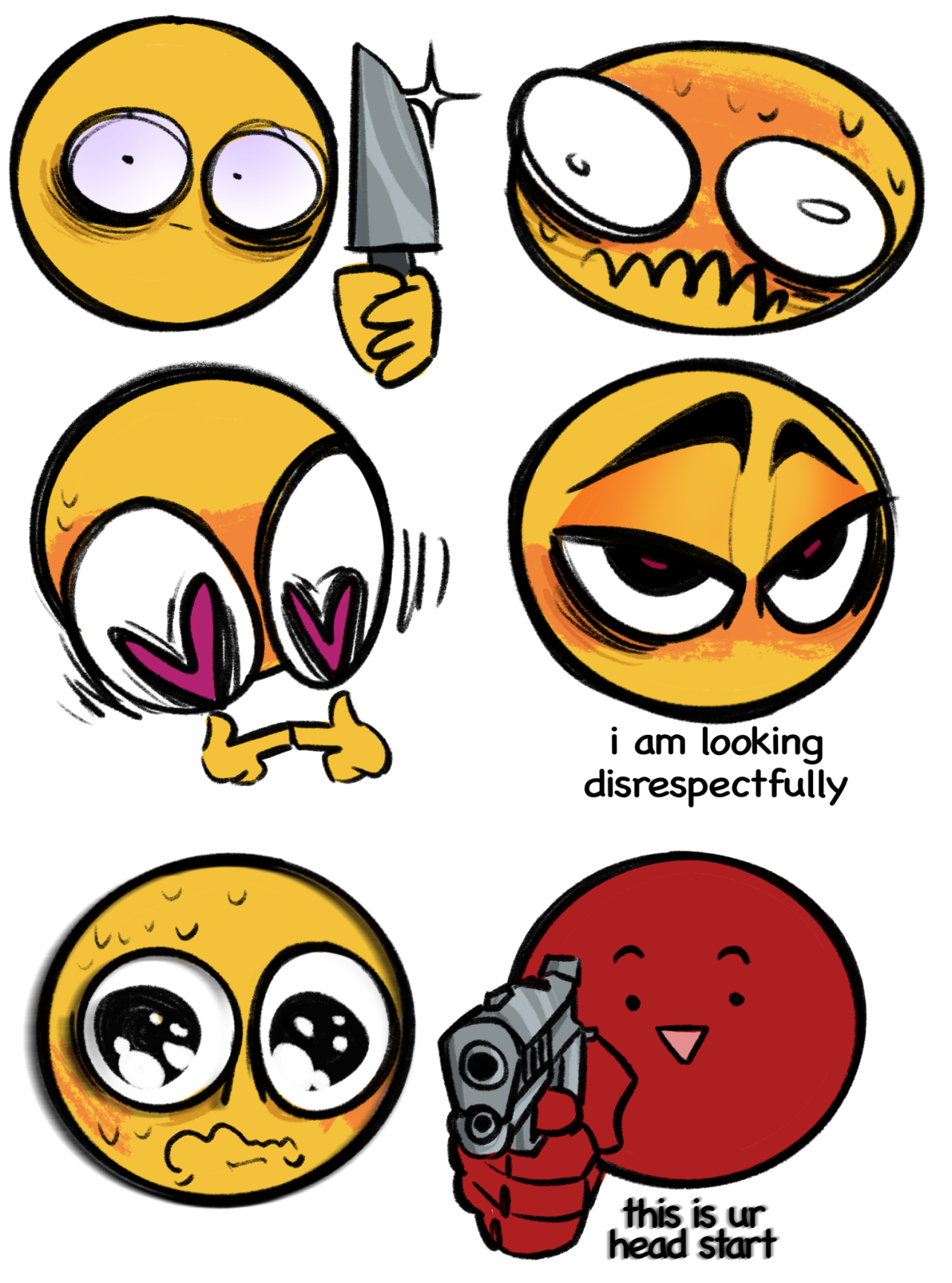 Cursed Emoji Paintings