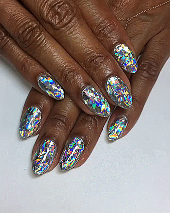 nailpornography:Holographic Diamond 💎