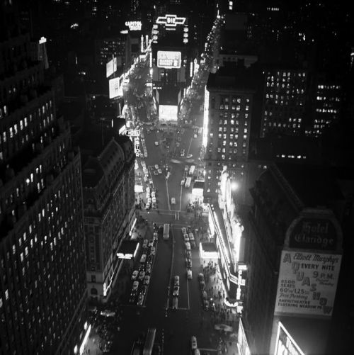 NYC,Times Square, 1950