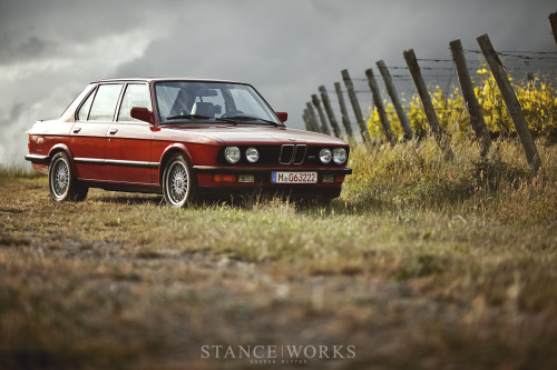 singletesticle:  tastecannotbebought:  the80sareforever:  I had the opportunity of a lifetime: to drive an E28 M5 through the rolling hills of Italy. Andrew and I spent a week in Tuscany, and the latest StanceWorks article highlights what made the trip