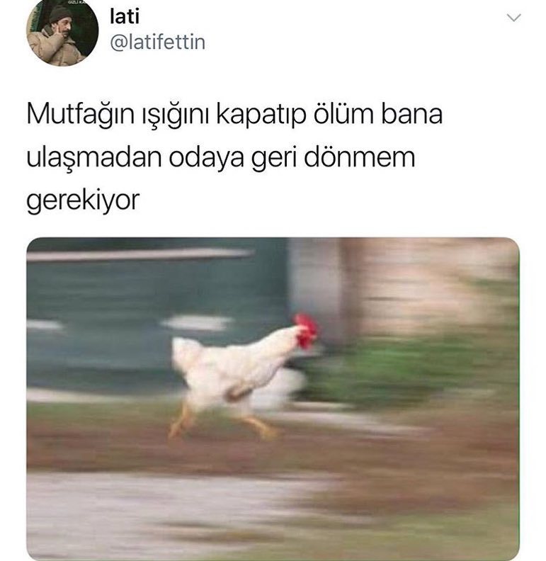 Mutfağın ışığını kapatıp...