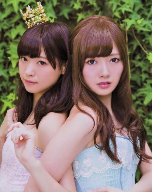 gorgeasian:  Shiraishi Mai 白石麻衣,Nanase Nishino 西野七瀬 EX Taishu 2014 No.10 http://gorgeasian.blogspot.com/2014/11/shiraishi-mai-nanase-nishino-ex-taishu.html 