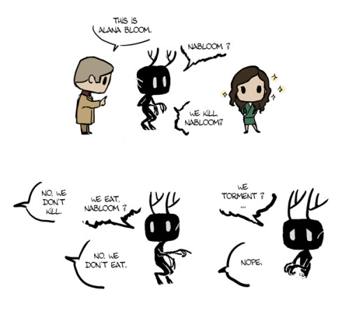 cinabre: What if the Wendigo was Hannibal Lecter’s pet/assistant?5th strip, Wendigo tries the famous