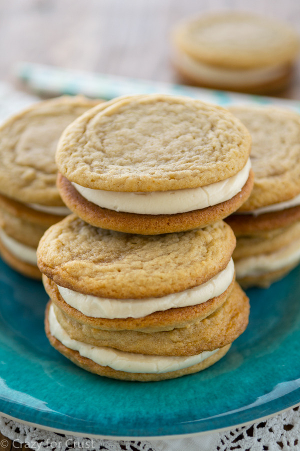 magicalfoodtime:  (via Soft Homemade Golden Oreos - Crazy for Crust)