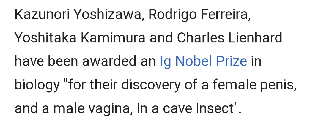 pussyhaver:pussyhaver:cave insect Neotrogla serving trans realness40 to 70 hours
