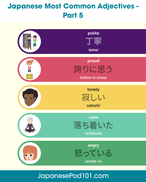 Try using one of these Japanese Adjectives in a sentence! Please comment below. ✍️ P.S. Learn Japane