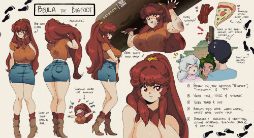 Introducing the third of my Cryptid Cuties – BEULA THE BIGFOOT  (pronounced like “bew-la