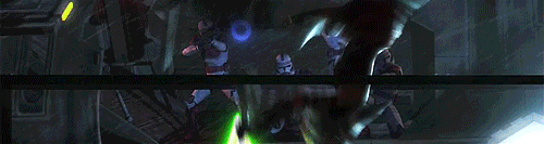 afishlearningpoetry:Lightsaber Action - Star Wars: The Clone Wars S05E18, The Jedi Who Knew Too Much