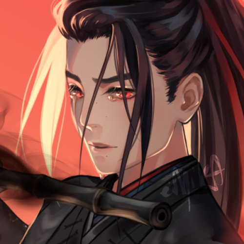 artistemika: Wei Wuxian is done. I’m gonna do Lan Zhan next ♥ ※ Do not use, edit, or re