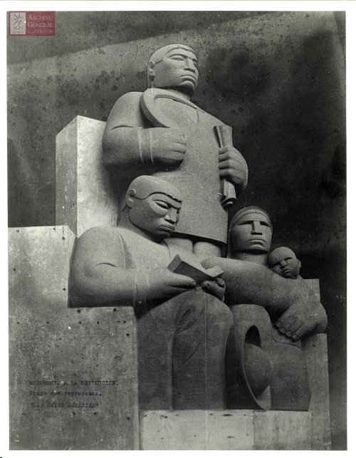 icaronycteris: Las Leyes Agrarias, ca. 1934, el grupo esculórico para la esquina suroeste del