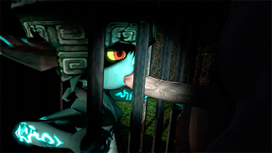 thatsfmnoob:  Caged MidnaPosterBlowjob (THERE’S NO CLIPPING. I DON’T KNOW WHAT