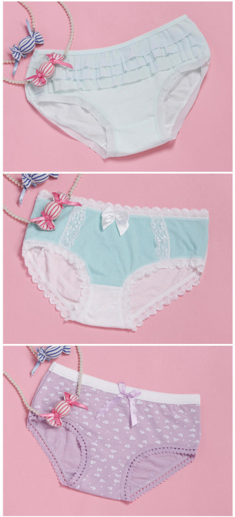 shay-gnar: nymphetfashion: Cute Girl Candy baby series underwear omg these are too cute Panties don&