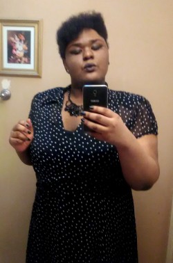 to-many-cupcakes: Going to a wedding and I look like some goth chick from the 1950’s or 40’s (I’m so edgy)  Personally I think none of my selfies looked good so I settled for this one I still wanted to post this because I put effort into how I look