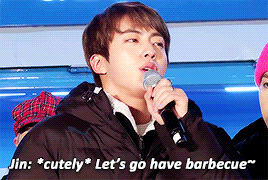 jongtaekwoon:jin + making us laugh 