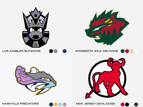 Pokemon Hockey Teams