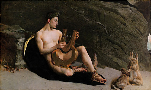 loverofbeauty: George de Forest Brush:   Orpheus, 1890  Museum of Fine Arts, Boston