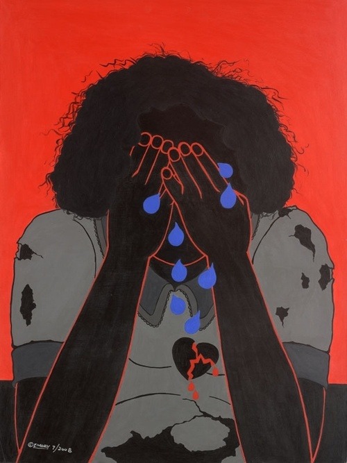 Emory Douglas (African-American, b. 1943, Grand Rapids, MI, USA) - Bluest Eye, 2008  Political Poste