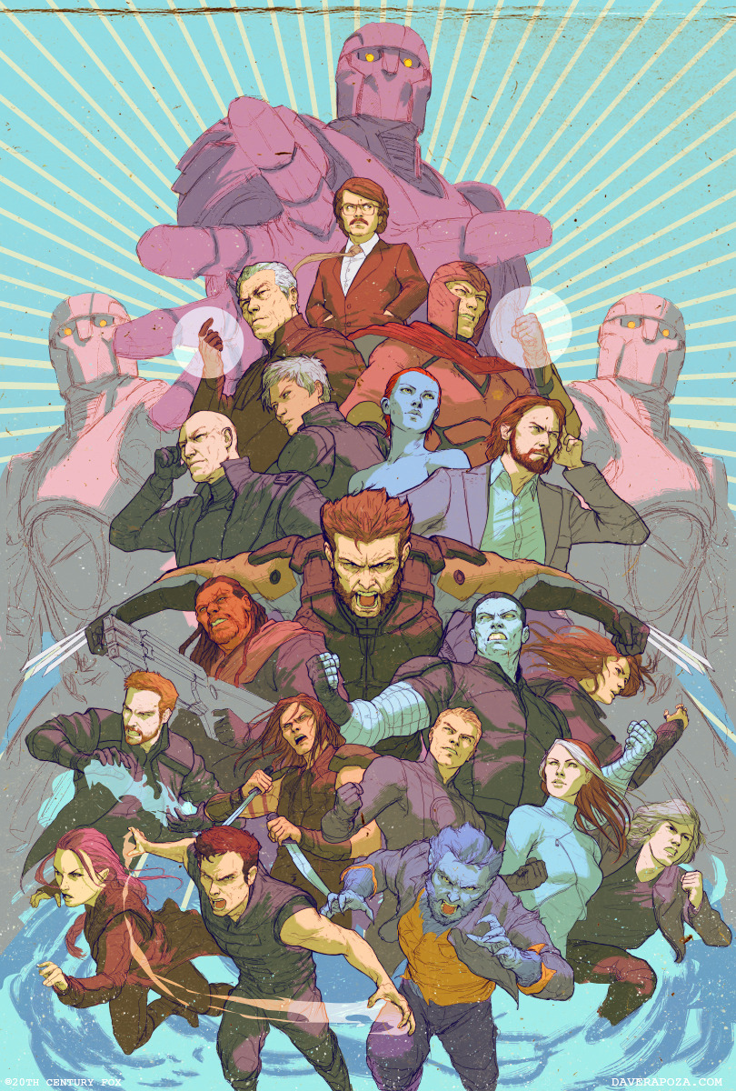 thecyberwolf:  X-Men: Days of Future Past Created by David Rapoza / Find this Artist