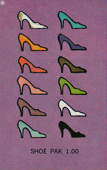 thegroovyarchives:1960′s Barbie “Shoe Pak” extra shoes