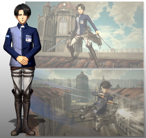 snkmerchandise:  News: KOEI TECMO Shingeki no Kyojin 2 Video Game (2018) - Levi Highlight KOEI TECMO’s SnK 2 video game shared new Levi visuals and screenshots today, featuring both the captain at rest as well as in-game moments of him wearing the Lawson