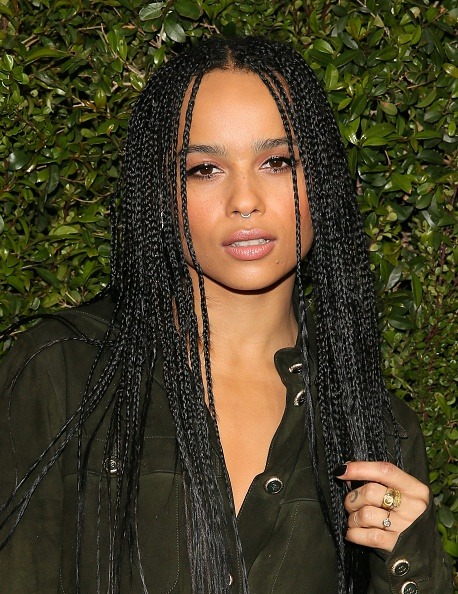 fy-zoeisabella:  Zoë Kravitz attend the Chanel and Charles Finch Pre-Oscar Dinner