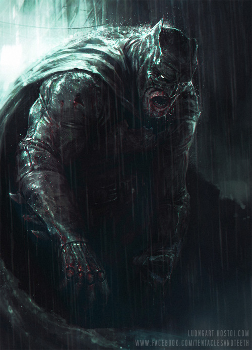 Dark Knight by Richard Luong“The rain on my chest is a baptism–I’m born again.”