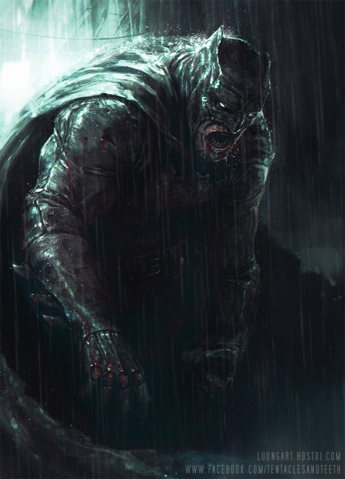 Dark Knight by Richard Luong“The rain on my chest is a baptism&ndash;I’m born again.