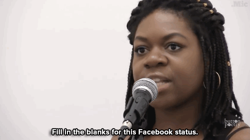 micdotcom:Watch: Poet Charlotte Abotsi continues “Fill in the blanks for this